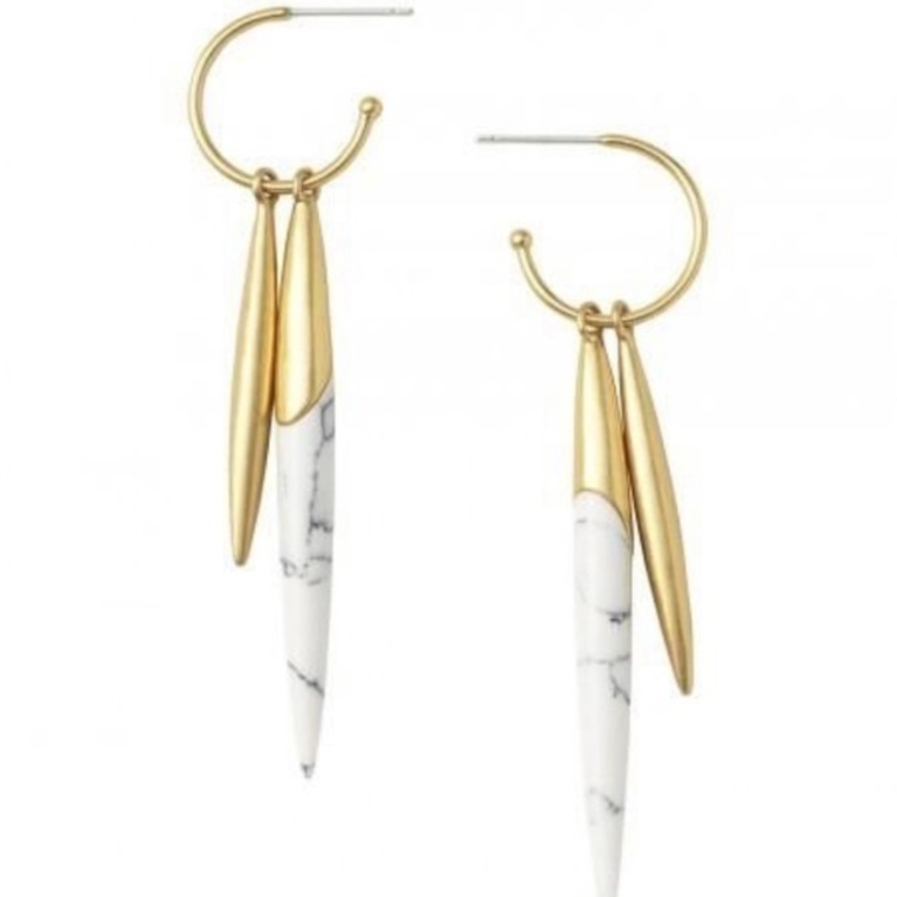 Stella & Dot Quill Drop Earrings
